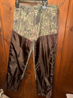 Vintage Winchester Camouflage and Brown Two-Tone Cargo Pants - Men's